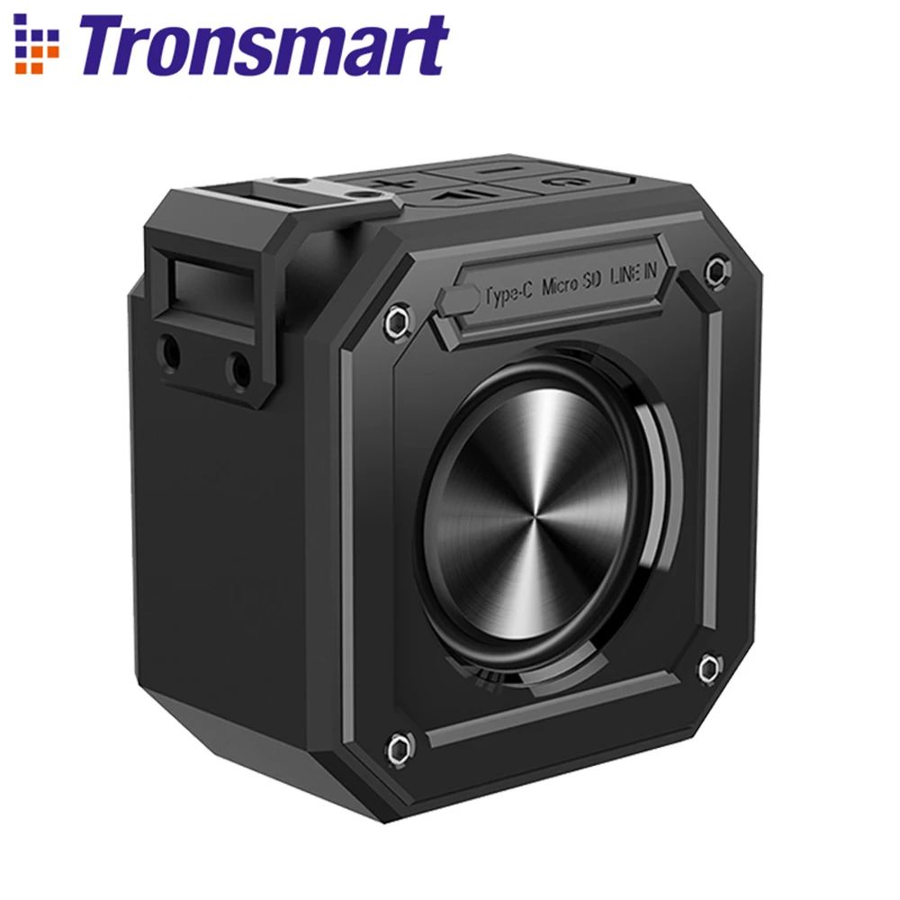 

Tronsmart Groove Bluetooth Speaker Mini Column SoundBox Portable Speakers IPX7 Waterproof for Computer MP3 With 24-Hour Playtime