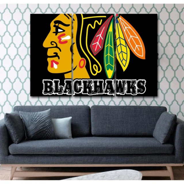 Hd Printed Blackhawks Portrait Art Painting Canvas Wall Print Hd Printed Blackhawks Portrait Art Painting Canvas Wall Print Room Decor Poster Picture
