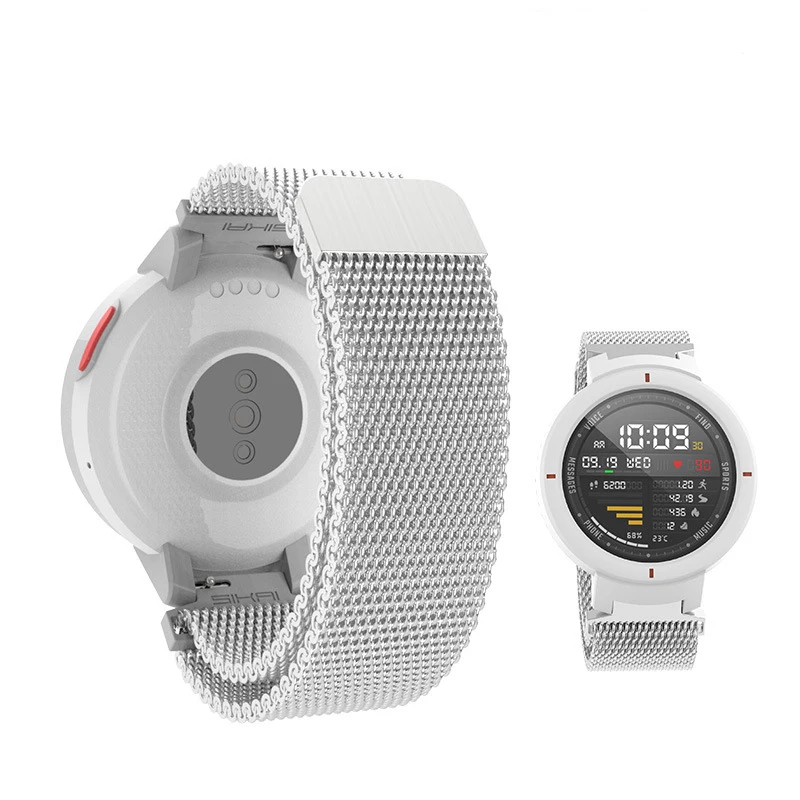 Металлический Миланский ремешок для часов для Xiaomi Huami Amazfit Verge 3 ремешок Магнитный адсорбционный браслет для Amazfit Verge 3 Топ