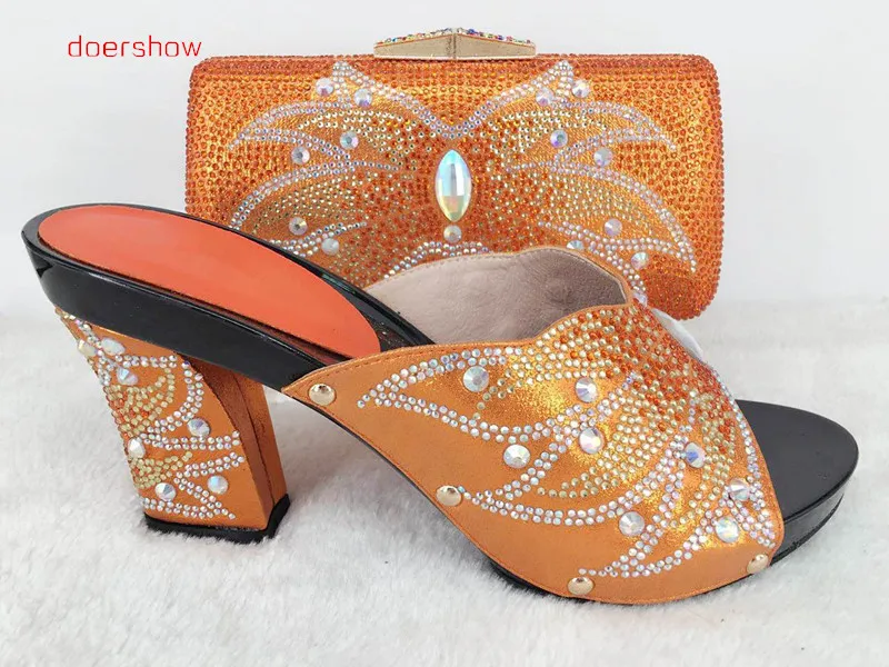 

doershowAfrican Style Nice-looking Italian matching shoes and bag set ladies shoes and bag to match for Nigerian wedding Hlu1-38