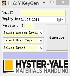 Hyster& Yale PC сервисный инструмент [] Keygen для версии 4.XX up