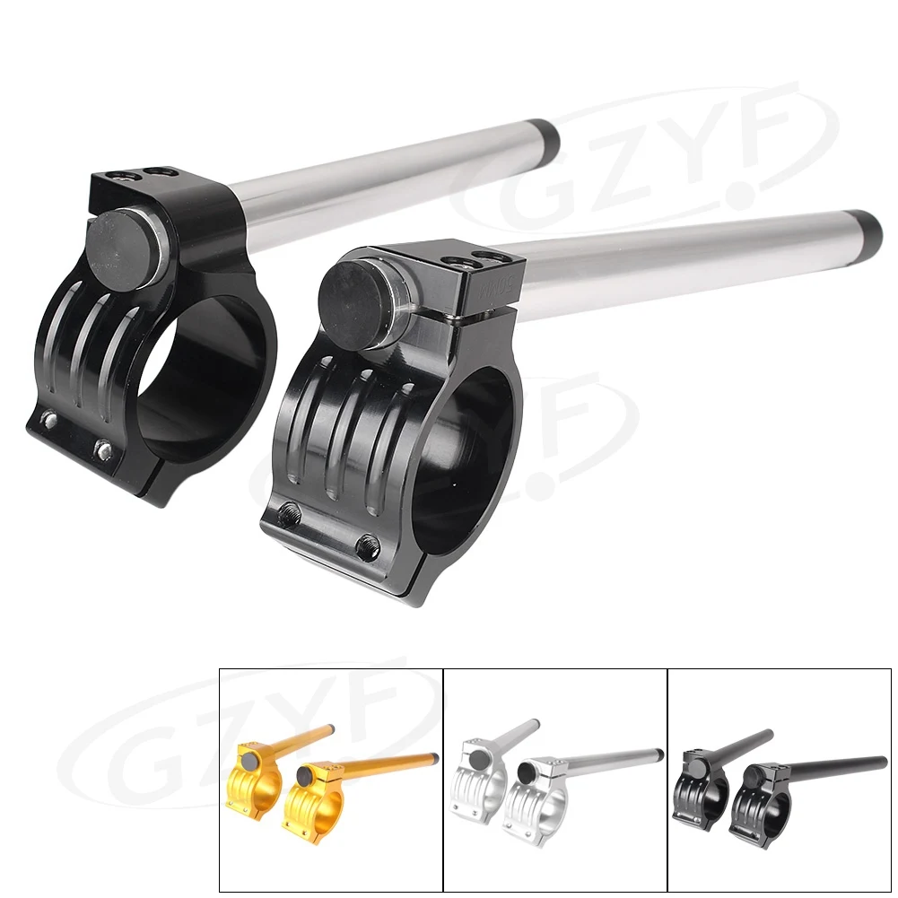 GZYF Racer 50 мм 51 53 52 55 Клип Ons Clipon Fork Руль Ручка Бар Рычаг|Ручки для мотоциклов| |