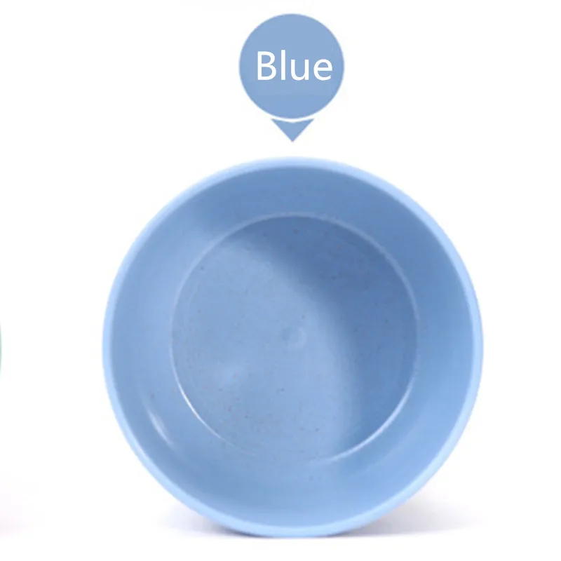 Кухонные принадлежности XUNZHE, 4 цвета, 11,5 см* 6,3 см, Японская чаша из пшеничной соломы, пластиковая чаша для детской кухни - Цвет: blue