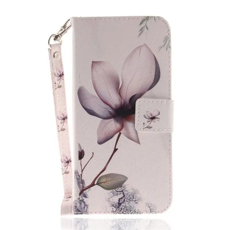 Чехол-книжка для телефона чехол для samsung Galaxy S9 S8 S7 S6 A6 плюс j3 j5 j7 Мода года кошелек с собакой карманом для карт флип-чехол Fundas DP26G - Цвет: Magnolia Flower