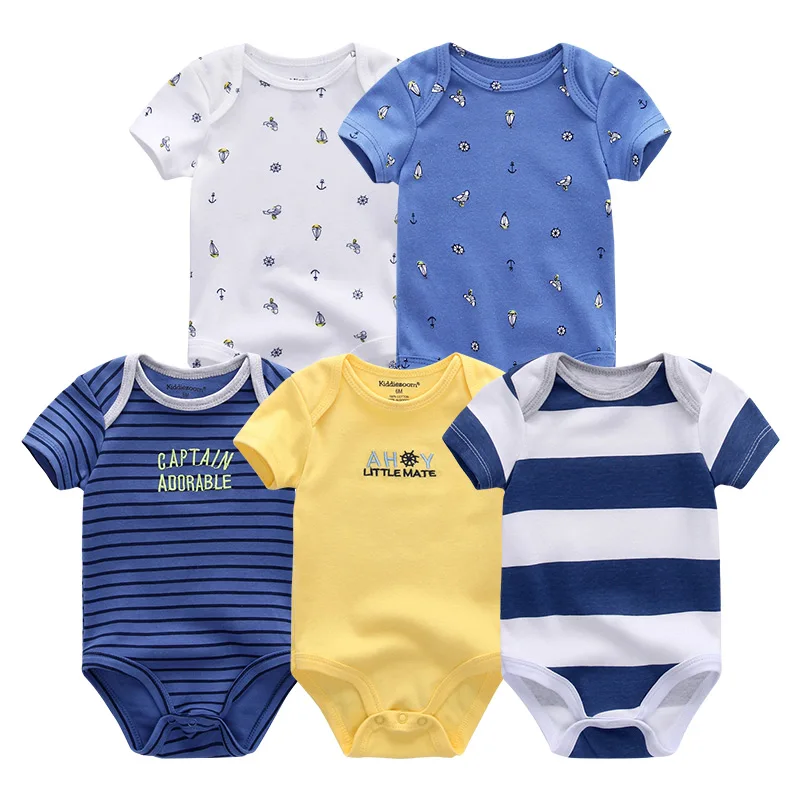 

Baby Clothes 5Pcs/sets Baby Boy Girl Romper roupa de bebe Cotton Newborn Infantil Jumpsuits Clothing Toddler Pajamas 12m menina