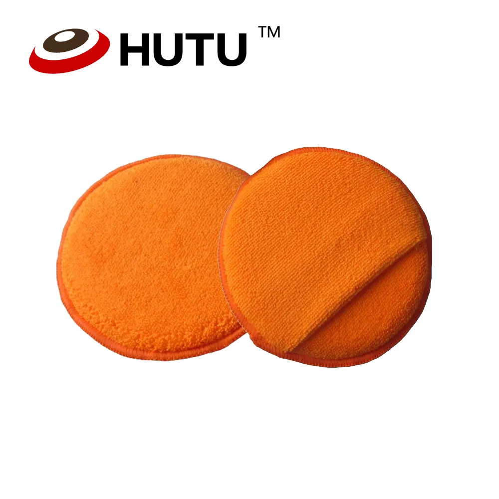 5Inch colorful microfiber compound Sponge foam pad for auto polisher wax applicator pads