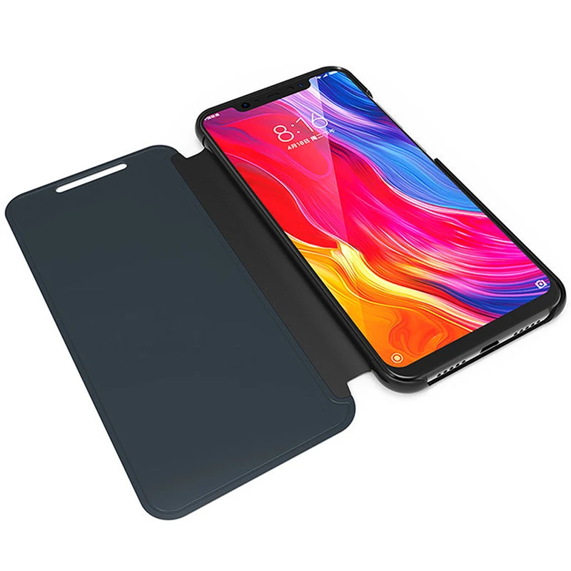 

360 full cover phone Case For Xiaomi 6 6X A2 lite F1 Max 3 play Luxury Mirror Flip Smart case for Xiomi A2lite 6 X Foldable edge