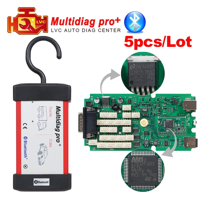 

5pcs/Lot Multidiag pro+ cdp tcs bluetooth 2016.00 keygen software OBD2 cars trucks diagnostic tool OBDII scanner