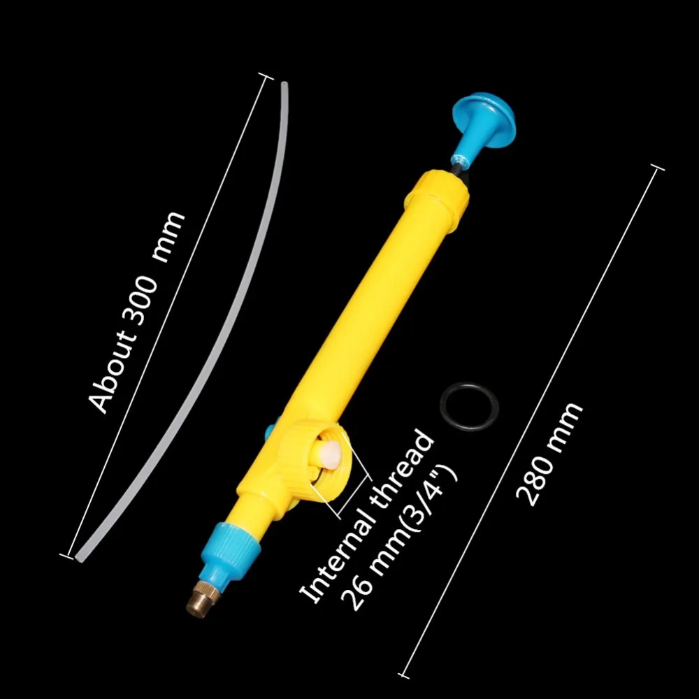 Ручные бутылки для воды интерфейс пластиковая тележка пистолет распылитель давления 360 градусов сопло универсальное Опрыскивание пестицидом головка 1 шт