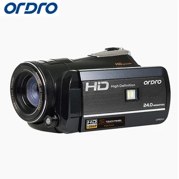 Ordro-cámara Digital HD de 18X 24,0 MP, cámara Reflex con Wifi, grabadora de vídeo, videocámaras de visión nocturna CMOS