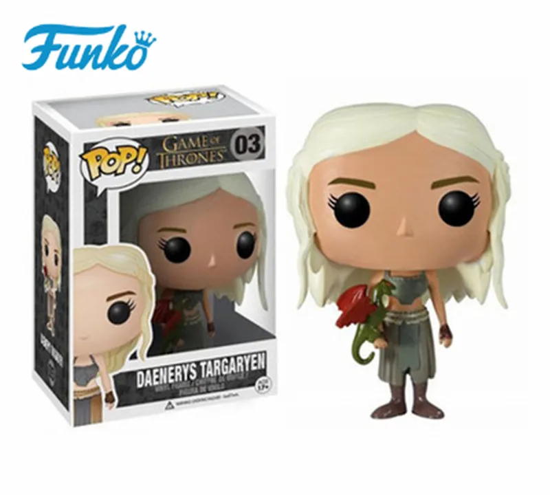 

FUNKO POP TV: Game of Thrones-Daenerys Khaleesi Jon Snow Vinyl Dolls Figure Model Action & Toys For TV Fans Collection Gift 1pcs