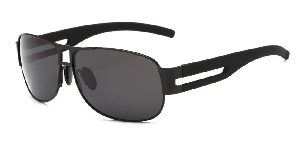 

=clara Vida= Hollow Temple Shield Mens Sun Glasses Custom Made Nearsighted Minus Prescription Polarized Sunglasses -1 To -6