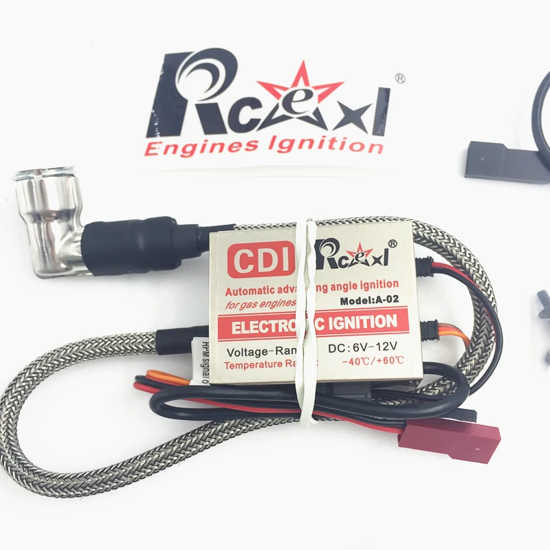 Rcexl ignition CDI for CM6 spark plug DA DLE gas petrol engine rc