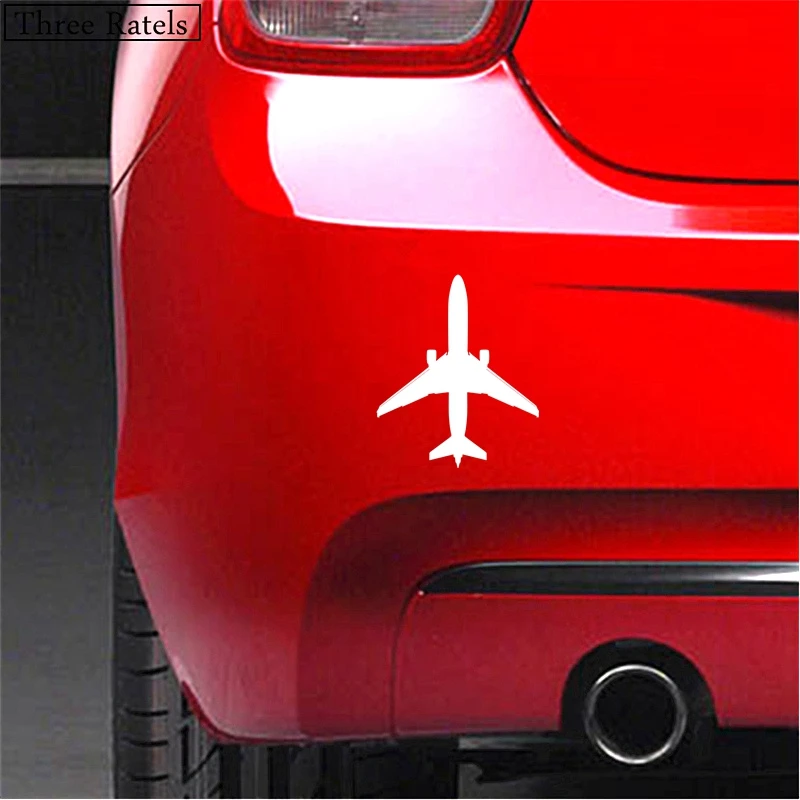 Three Ratels TZ-129 12.5*15cm airplane aircraft vinyl cool car sticker decal jdm car stickers - Image 5
