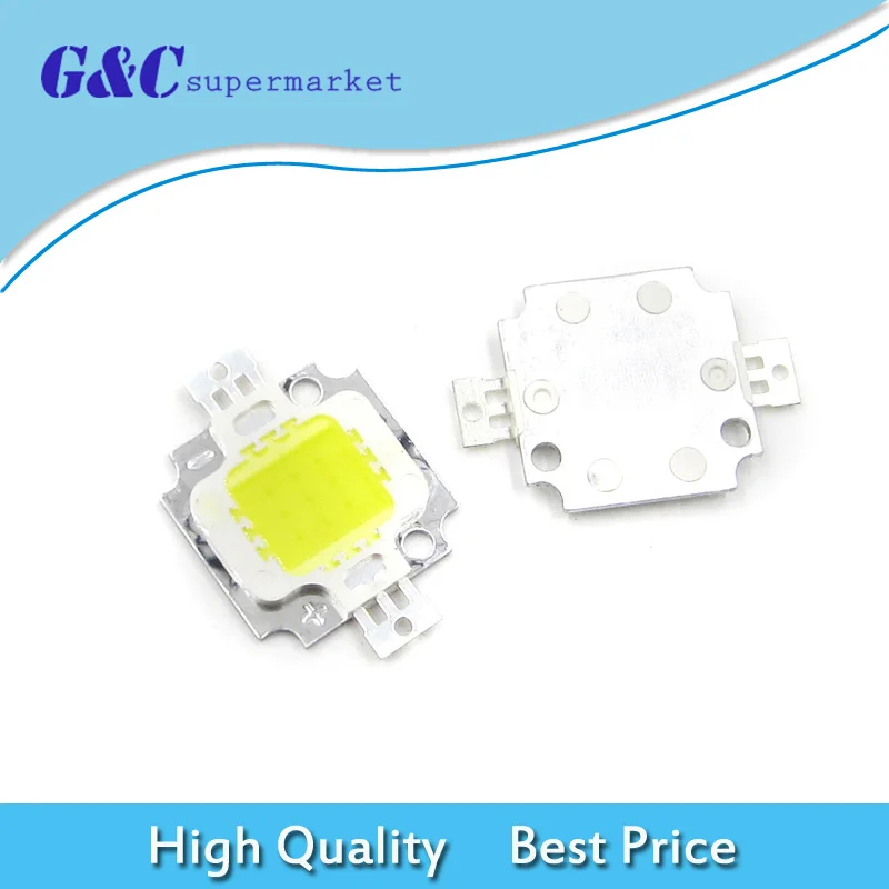 

2pcs Super Bright 10W LED Light Source Ultra Bright White High Power