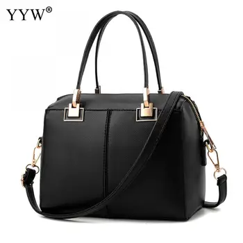 

Luxury Women's PU Leather Handbags Business Tote Bag for Women New Top-Handle Bags Famous Brands Black Lady's Crossbody Bag