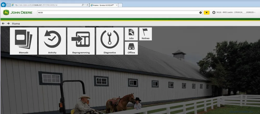 

New John Service Advisor 5.2 AG [2017] Agricultural Machines ENGLISH Full set Offline+HDD 500GB