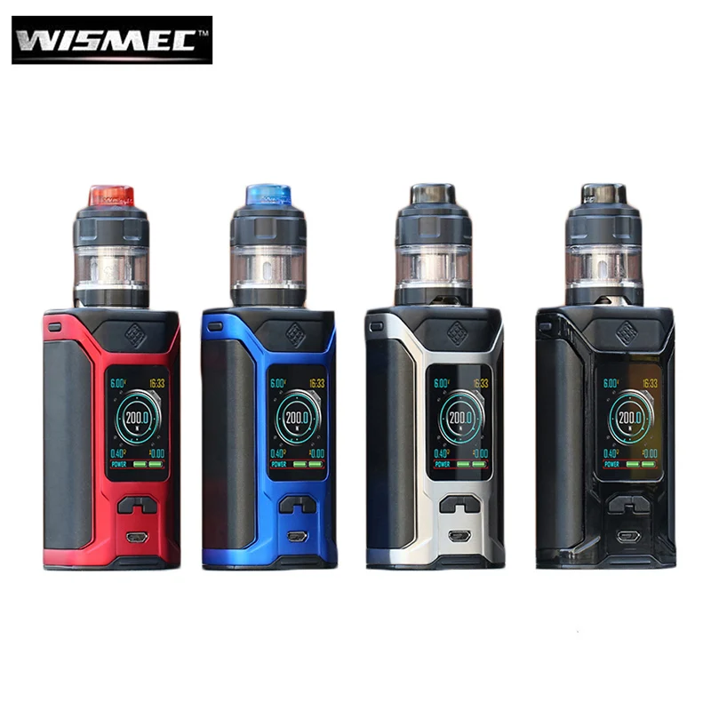 

Wismec Sinuous Ravage230 Kit with 200W Ravage230 Box Mod and Gnome Evo 2ML / 4ml Atomizer WM01 Coil