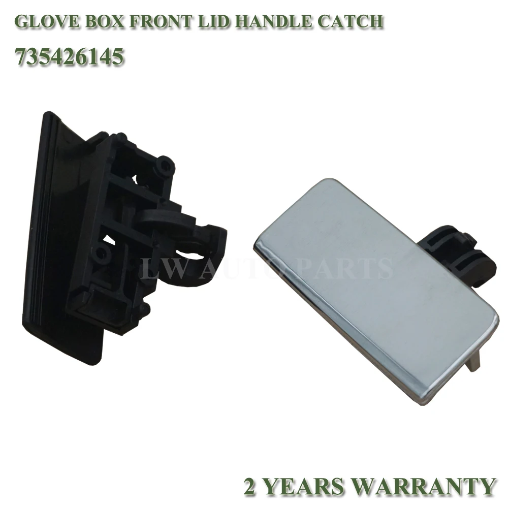 

Brand new For Fiat Grande Punto Black glove box lid handle 735426145