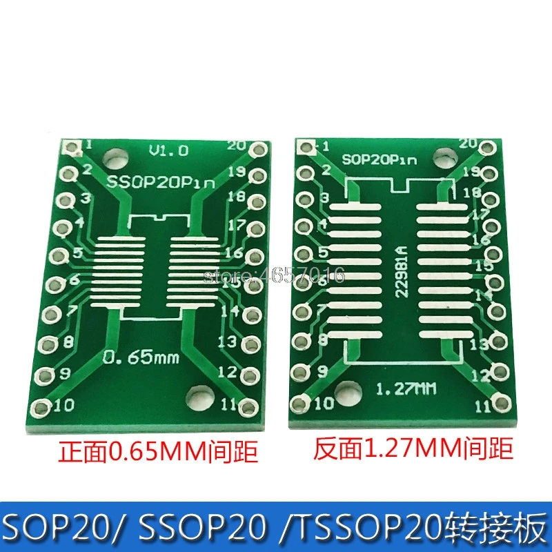Хорошее качество 10 шт. TSSOP20 SSOP20 MSOP20 SOP20 поворотный DIP20 20pin IC адаптер гнездо/плата
