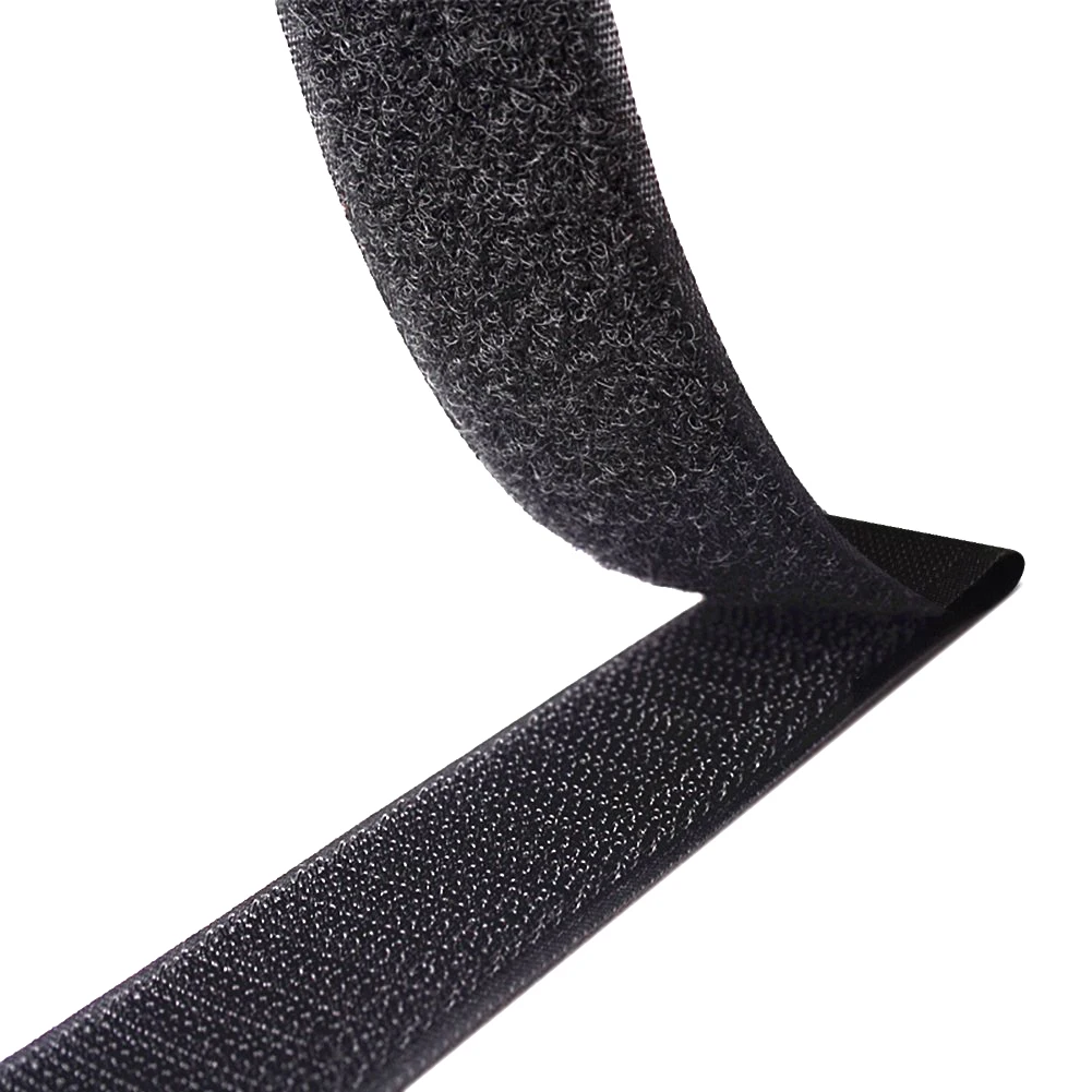 10pcs Nylon Hook and Loop Strap Cable Ties 20/30/45/50/60cm Length 2cm Width Self-adhesive Reusable Cord Tidy PC TV Organizer