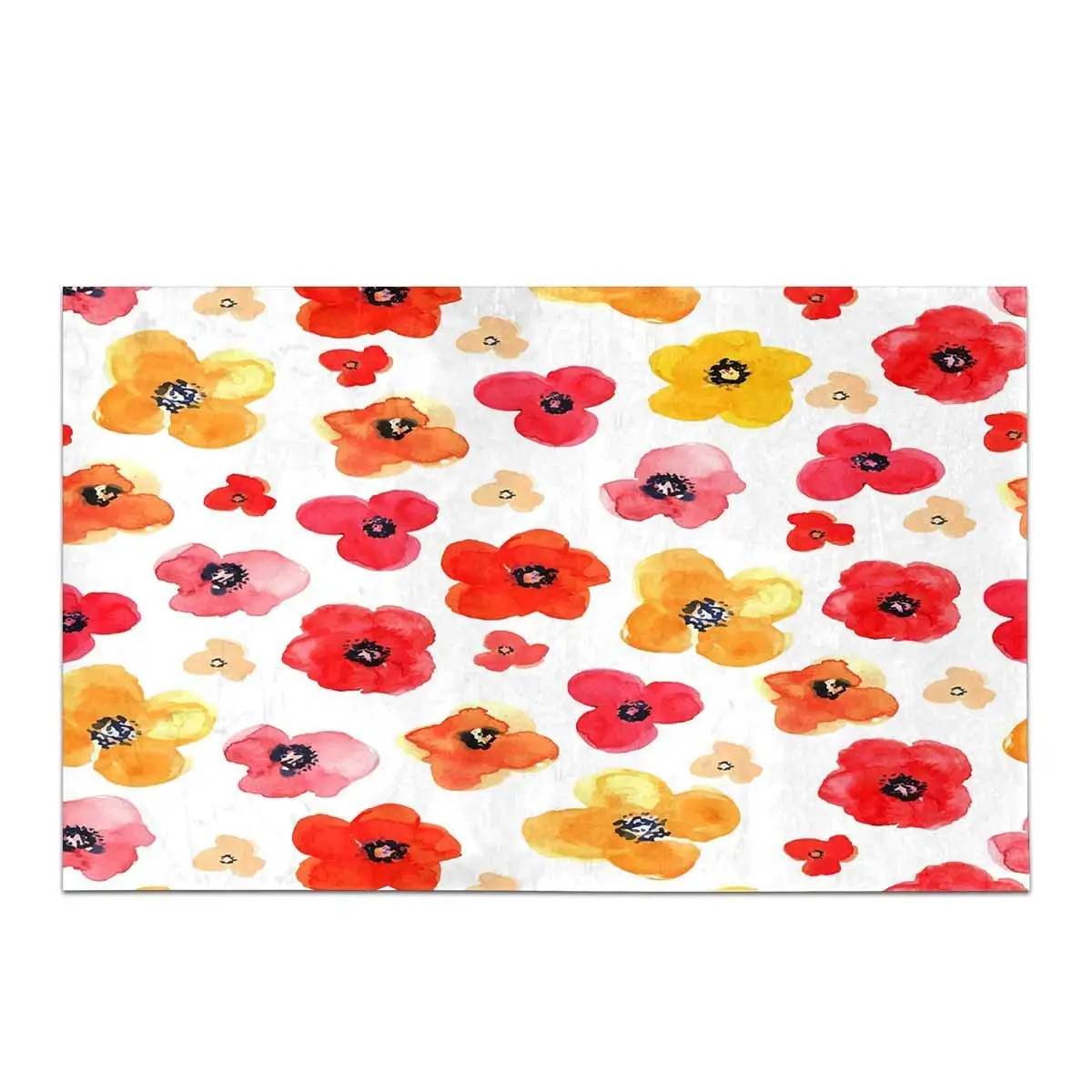 Fl Red And Yellow Isolated Poppies Kitchen Mat Bathroom Rugs Non Fl Red And Yellow Isolated Poppies Kitchen Mat Bathroom Rugs Non Slip Home Entrance Floor Doormat In From Garden On Aliexpress Alibaba