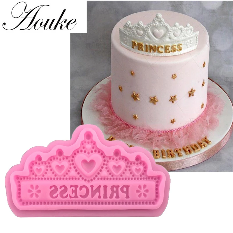 Moule A Gateau En Forme De Couronne De Princesse Moule De Cuisson Pour Gelee De Chocolat Outils Artisanaux Pour Le Sucre Outils De Decoration De Gateaux En Fondant Aliexpress