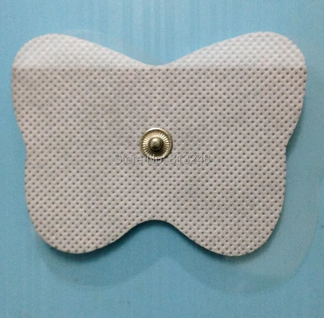20pcs/lot Butterfly reusable tens pads /electrotherapy electrode pad