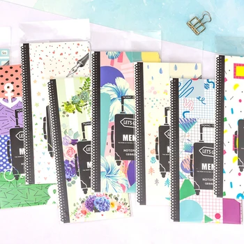 

1 Pack Garland Weather Geometry Abstract Painting Dialog Schedules Grid Dot Memo Pad Student Paper Stationery School Supply
