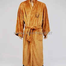 Звездные войны джедай Terry халат для Для мужчин коричневый халат Косплэй костюм размера плюс новое поступление одежда для сна