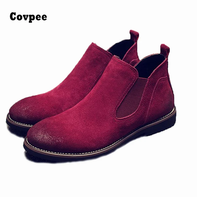 Специальный В британском стиле мужские туфли модные мужские из
натуральной кожаные ботинки из матовой кожи зимние Челси Сапоги
Zapatillas hombre chelsea boot Обзор