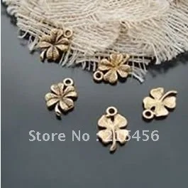 

19*10mm brass metal flower jewelry components 50pcs / lot free shipping