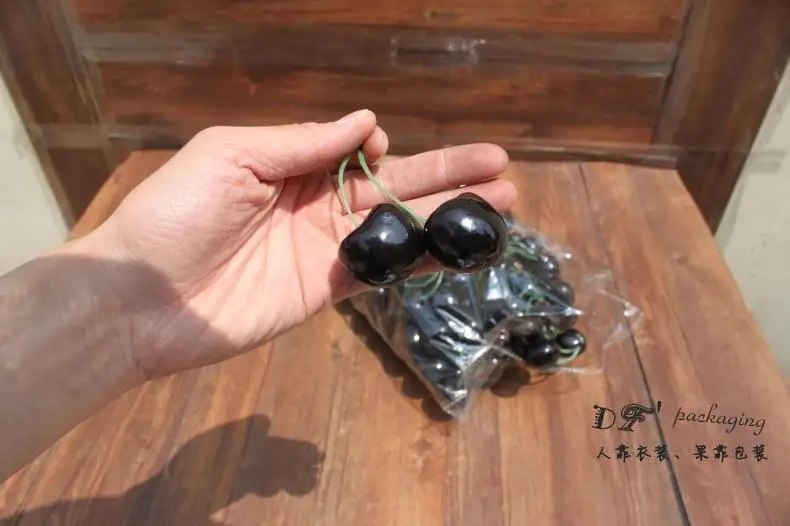 100 шт. поддельные Маленький Красный cherry Пластиковые муляжи фруктов House Party кухни
