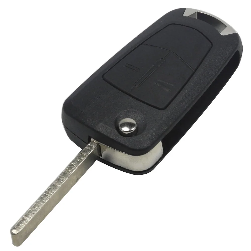 2Buttons Modified Flip Remote Folding Car Key Fob Case for Vauxhall Opel Corsa Astra Vectra Signum