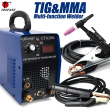 TIG/ MMA/ Arc/ Stick TIG Welding Machine-Tosense ITS200 2in1 Stainless/ Carbon Steel Welding Equipment TIG ARC Welder Welding Equipment TIG/ MMA/ Arc/ Stick TIG Welding Machine-Tosense ITS200 2in1 Stainless/ Carbon Steel Welding Equipment TIG ARC Welder Welding Equipment