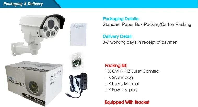 hd Cvi ptz bullet camera