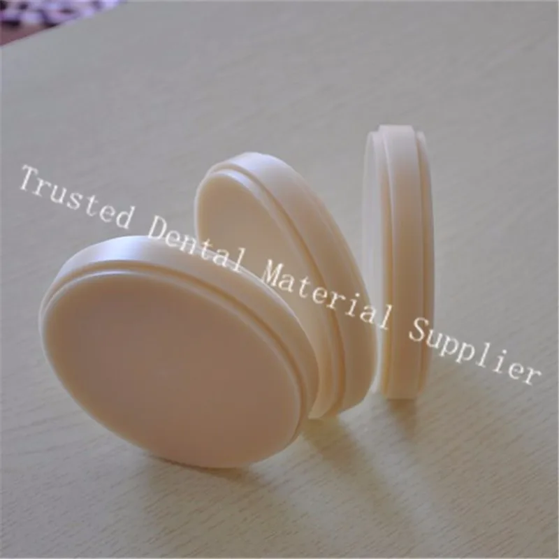 Najtaniej 5 sztuka OD98 * 18MM laboratorium dentystyczne materiałów PMMA bloki puste miejsca CAD CAM Wieland System Dental PMMA dysku A1, A2, A3, przezroczysty