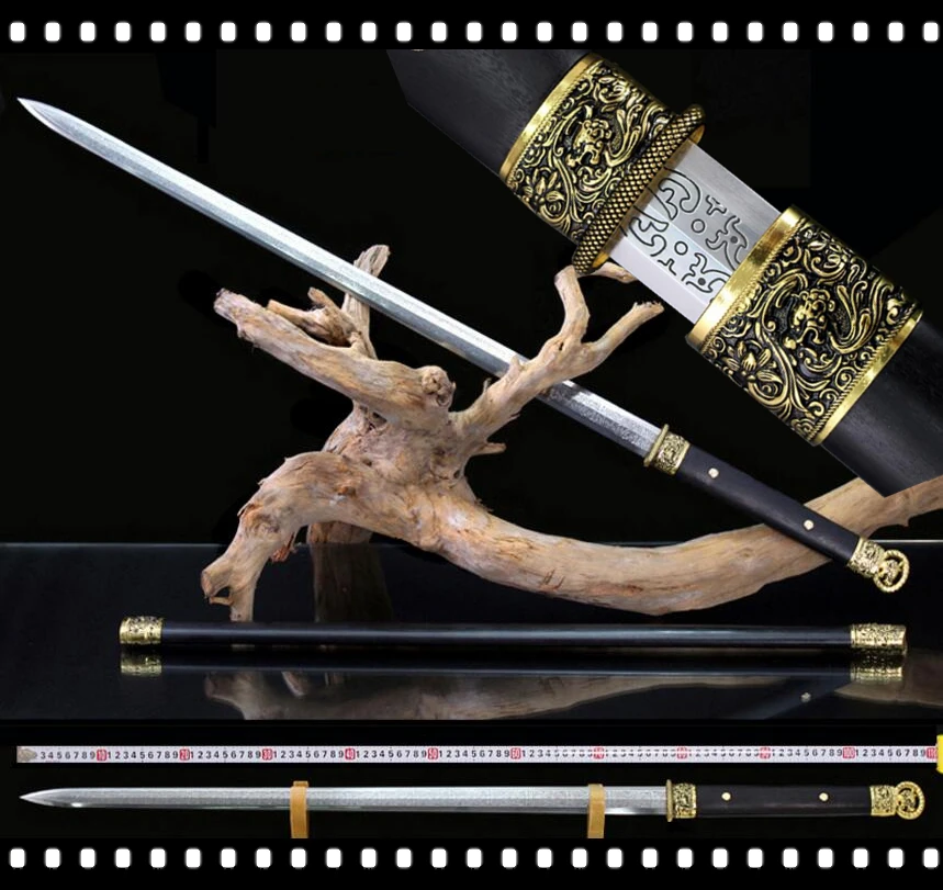 Chinese Wushu Sword Sharp High Manganese Steel KungFu Tang Tai Chi Han Huanshou Jian | Дом и сад