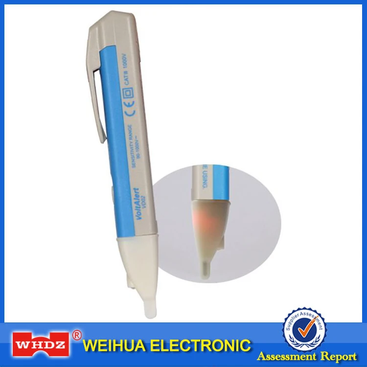 WHDZ 90 1000V Electric Socket Wall AC Power Outlet Voltage Detector Sensor Tester Pen LED Indicator