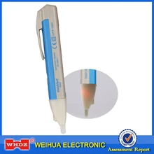 WHDZ 90-1000V Electric Socket Wall AC Power Outlet Voltage Detector Sensor Tester Pen LED Indicator Light Voltage Alert Pen