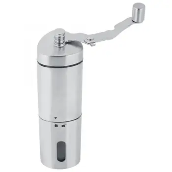 

Portable Manual Coffee Mill Grinder Stainless Steel Hand Crank Mill Coffee Bean Manual Coffee Grinder