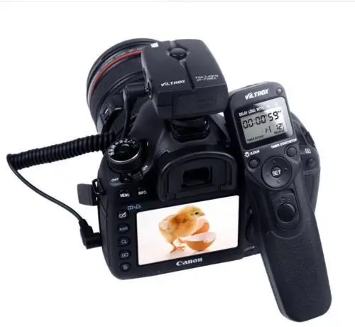Беспроводной Таймер спуска затвора Viltrox с дистанционным управлением для Canon 5D 6D