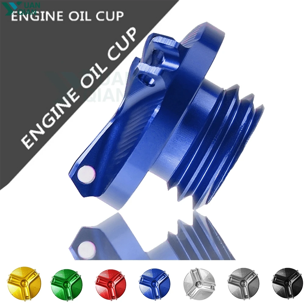 

For Suzuki RM80/85 2001 2002 2003 2004 2005 2006 2007-2017 Motorcycle accessories M20*2.5 Engine Oil Filter Cup Plug Cover Screw