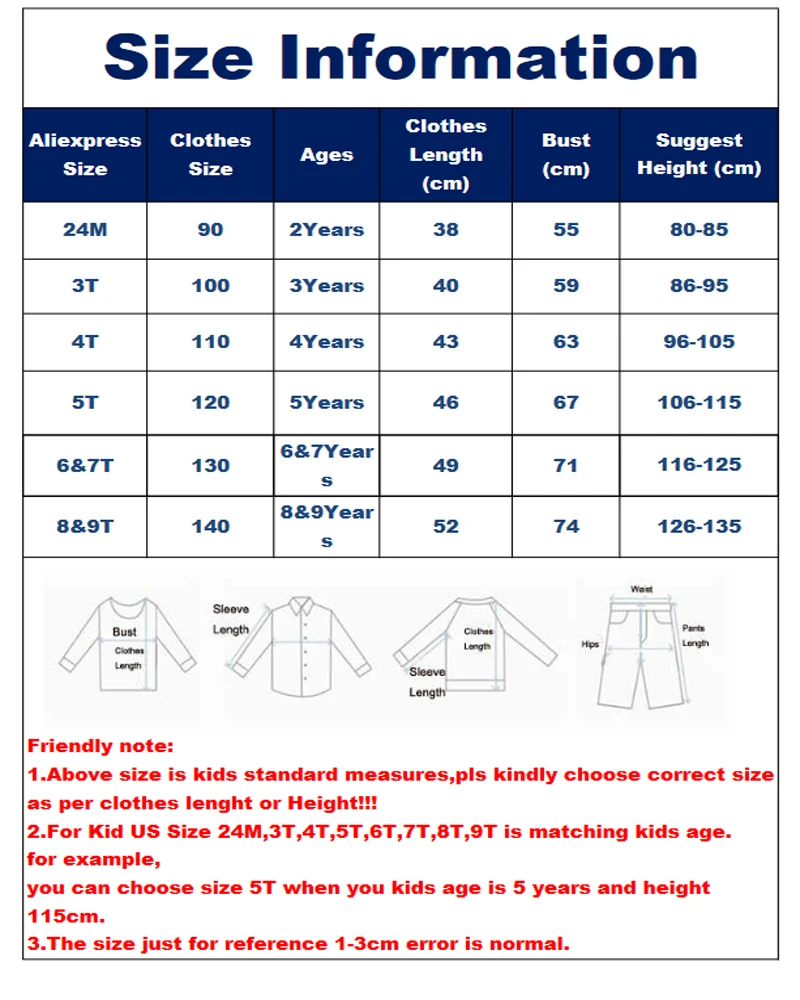 90-140 38-52CM  27KIDS SIZE TABLE