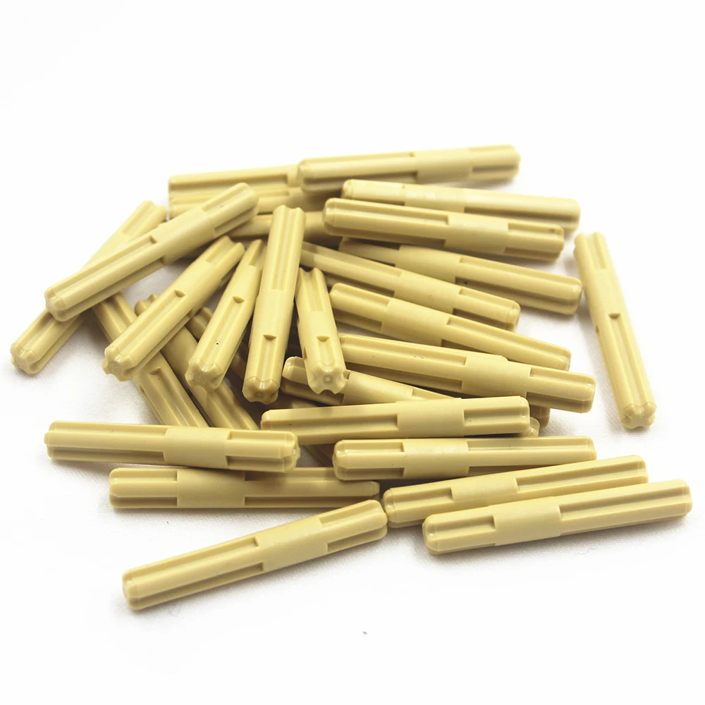 Lego Lot of 5 New Dark Tan Technic Axle 5 with Stop Pieces Parts