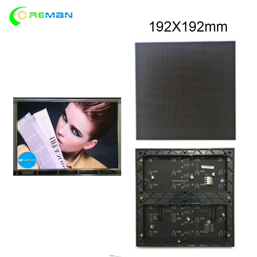 

Indoor P3 Led Display Module Panel RGB Full Color 192X192mm best price