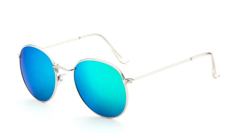  - 2023 Luxury Mirror Sunglasses Women/Men Brand Designer Lady Classic Round Sun Glasses UV400 Outdoor Oculos De Sol Gafas