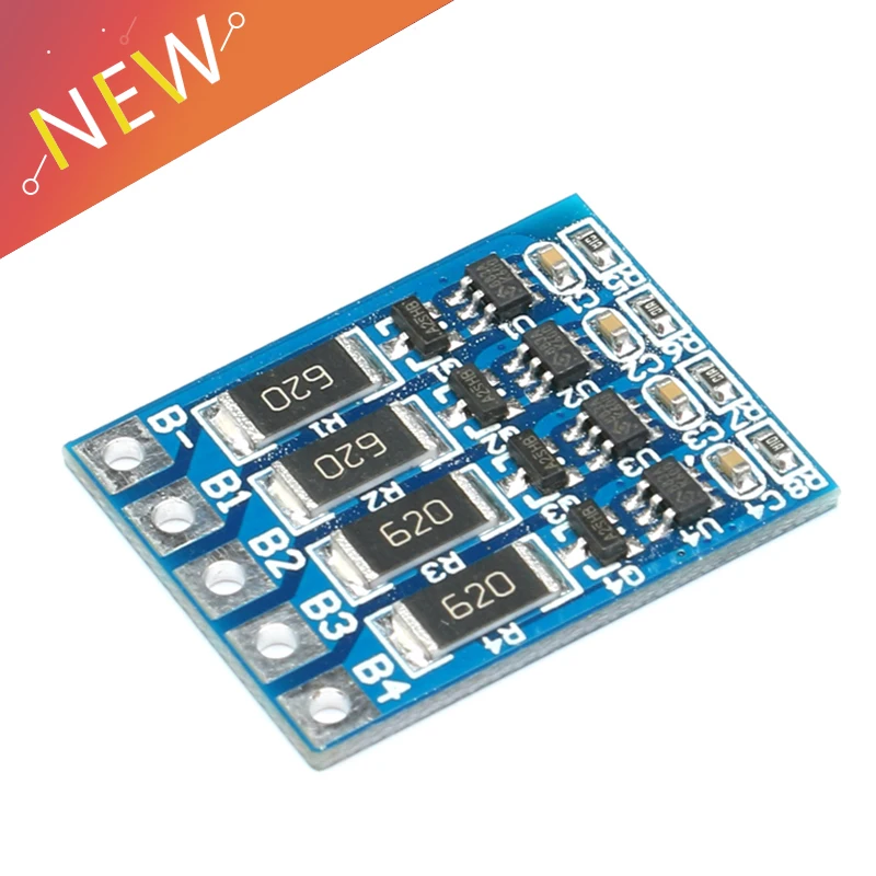 

1Pcs 4S 14.8V/16.8V 18650 Polymer Lithium Battery Balanced Function Board PCB Discharge Shunt Balance 4.2V 66mA DIY