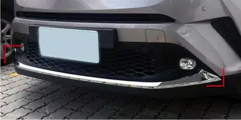 

ABS Chrome Front Bumper Lip Cover Cover Trims 1PC For Toyota C-HR C HR 2016 2017