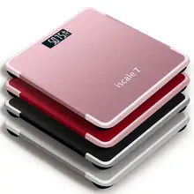 Цифровые весы для взвешивания в ванной комнате вес жир весы потеря веса аналоговые лучшие спортзал дома закаленное стекло 180 кг красный розовый черный
